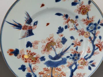 Assiette - chine Kangxi belle assiette imari - Porcelaine