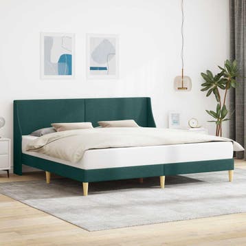 vidaXL Bedframe Effen met hoofdeinde verbindingplaat, Verzenden