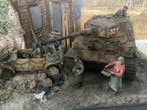 Tamiya - Speelgoed Duitse tiger tank met bemanning die rust, Nieuw