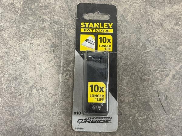 Veiling - 6x Stanley carbide trapeziummessen 10-pack Fatmax, Bricolage & Construction, Outillage | Outillage à main