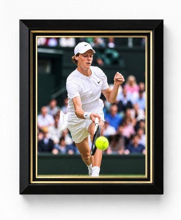 Jannik Sinner Singed Tennis Ball - Premium Frame - Tennisbal, Nieuw