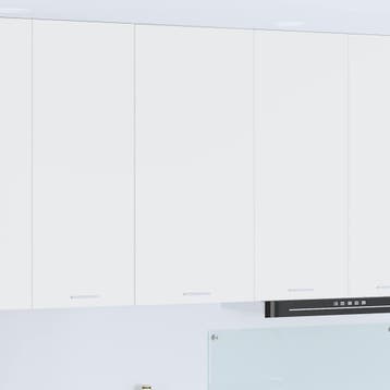 vidaXL Hangkast Wit 50 x 31 x 100 cm Bewerkt hout, Verzenden, Nieuw