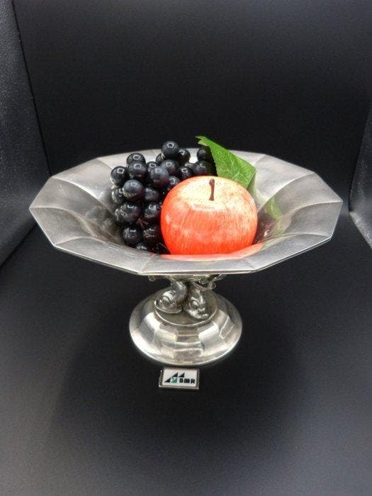 Kom op een voet - .830 zilver - Scandinavië, Antiek en Kunst, Antiek | Zilver en Goud