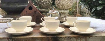 Wedgwood - Theeservies (6) - Theekopjes en schoteltjes -, Antiek en Kunst