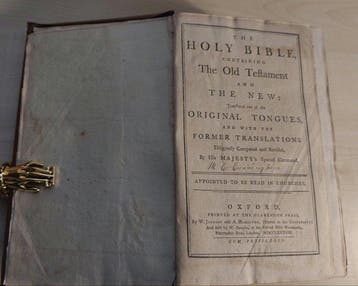 The Holy Bible King James - 1788