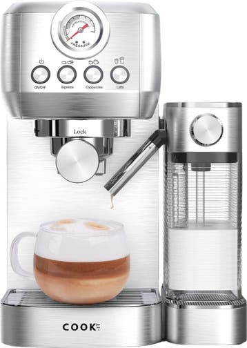 Espressomachine 20 Bar - Auto Melkopschuimer - Coffee, Elektronische apparatuur, Verzenden, Zo goed als nieuw