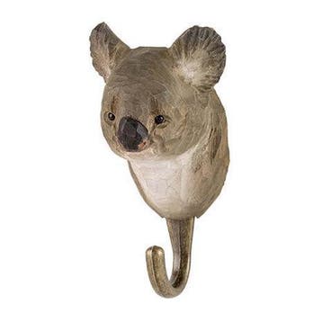 Houten kapstokhaak hout wandhaak kapstok Wildlife KOALA beer