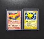 Pokémon - 2 Card - Zapdos Ex Cosmo Holo Promo - Moltres Ex, Nieuw