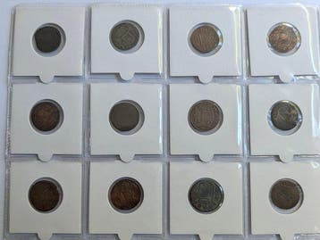 Nederland, Stad Utrecht 12x duit 1626-1723 (Zonder