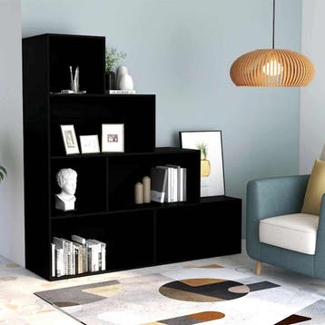 vidaXL Boekenkast/kamerscherm 155x24x160 cm bewerkt hout, Huis en Inrichting, Verzenden, Nieuw