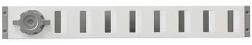 Aluminium afsluitbaar schuifrooster opbouw 500 x 65mm - WIT, Verzenden
