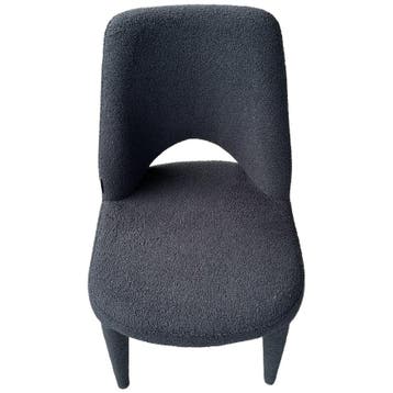 Polspotten Holy Berry Boucle Blauw - Eetkamerstoel -, Huis en Inrichting, Stoelen, Verzenden, Zo goed als nieuw, Blauw