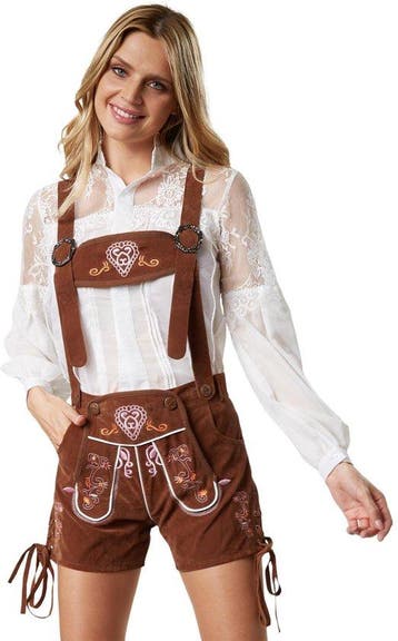 2dekans | Dressforfun Lederhose Ammersee M - verkleedkleding, Ophalen of Verzenden, Nieuw