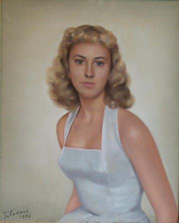 Guy Séradou (1922-2007) - Portrait of a lady, Antiquités & Art