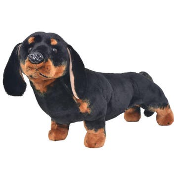 XXL Pluche Teckel | Tweede kansje | OP = OP (knuffelhond), Verzenden, Zo goed als nieuw, Hond