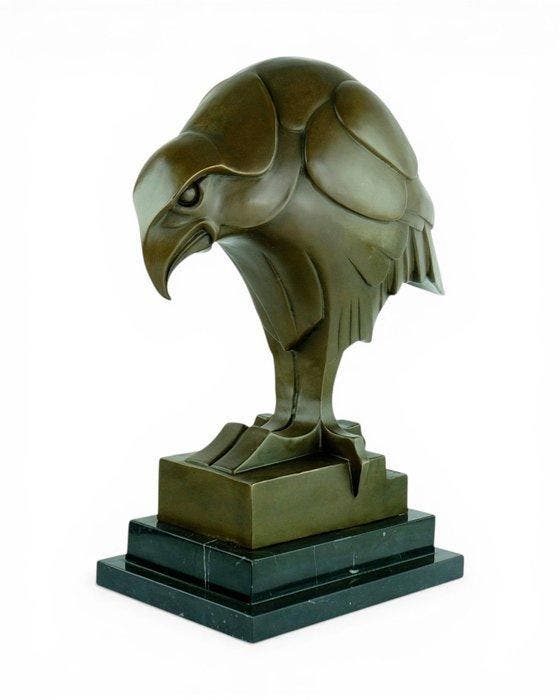 Johan Coenraad Altorf (1876–1955) - after - sculptuur, Eagle, Antiquités & Art, Curiosités & Brocante