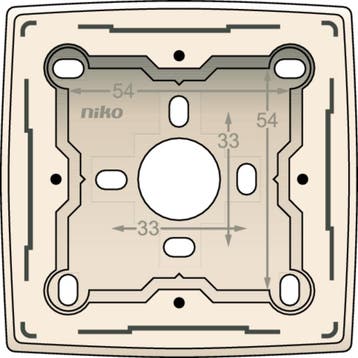 Niko Origineel Opbouwschakelmateriaal - 100-77100, Verzenden, Nieuw