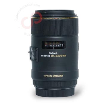 Sigma 105mm 2.8 EX DG OS HSM Macro (Nikon) nr. 3415, Ophalen of Verzenden, Zo goed als nieuw