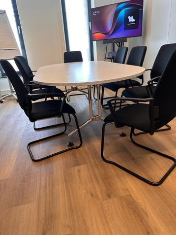 Vitra Vergadertafel - Nieuw Bureaublad - 8-10 Personen, Huis en Inrichting, Verzenden, In hoogte verstelbaar, Zo goed als nieuw