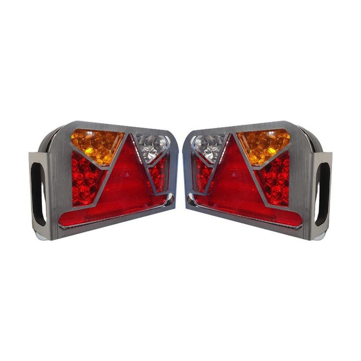 Set RVS Achterlicht Beschermers Voor Fristom FT-170, Auto-onderdelen, Verlichting, Nieuw, Ophalen of Verzenden