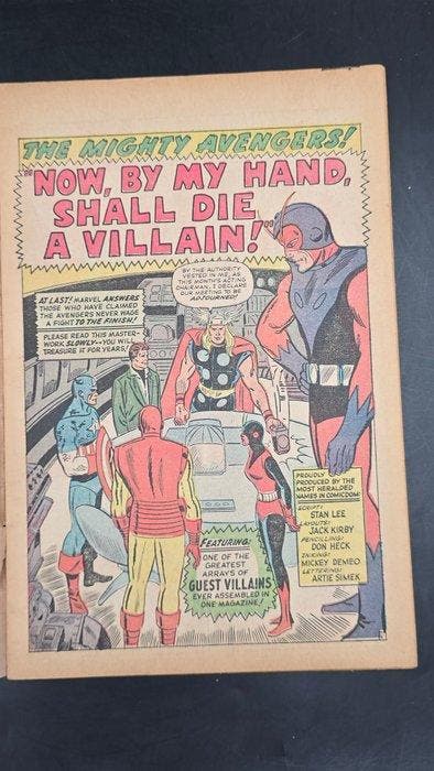 The Avengers (Vol. 1) #15 - Now, by My Hand, Shall Die a, Livres, BD | Comics