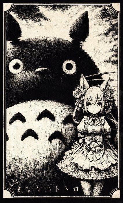 Æ (XX-XXI) - Set of 3 – “Totoro · Between Rainfall &, Consoles de jeu & Jeux vidéo, Consoles de jeu | Accessoires Autre