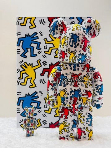 Medicom toy - BE@RBRICK 400% & 100% Keith Haring #9