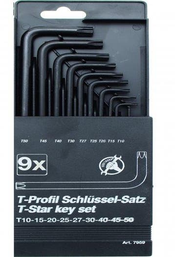 9-delige Torx Wrench Set, T10 - T50, Auto diversen, Verzenden, Nieuw
