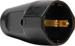 Kopp Black Contrast Plug RA Durable Plastic - 1821.0505.4, Verzenden, Nieuw