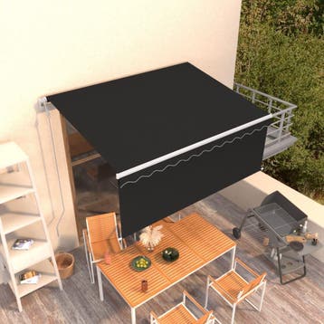 vidaXL Luifel automatisch uittrekbaar met rolgordijn 3x2,5 m, Verzenden, Nieuw