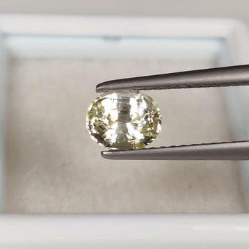Zonder minimumprijs - 1 pcs Geel Saffier - 1.12 ct -
