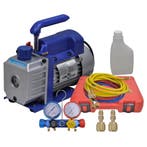 vidaXL Vacuümpomp 1-traps met 4-voudige manometerset, Elektronische apparatuur, Verzenden, Nieuw
