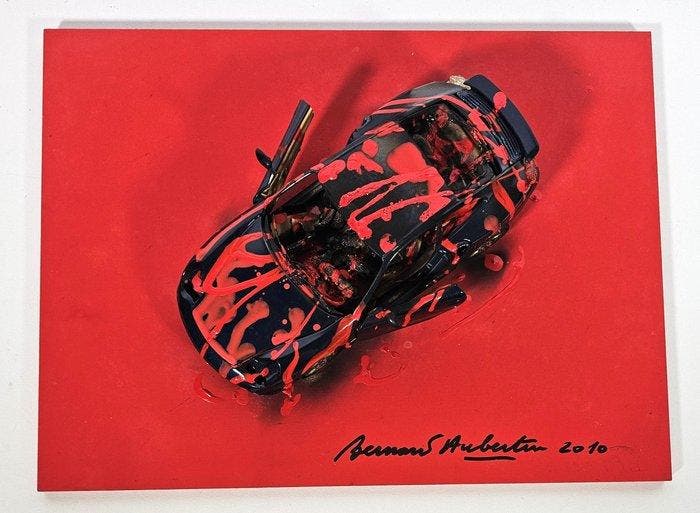 Bernard Aubertin (1934-2015) - Voiture Brùlée, Antiek en Kunst, Antiek | Overige Antiek