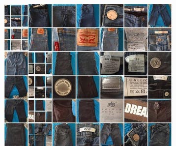 Collection de souvenirs - Jeans - Levis e...altri Brand