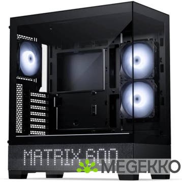 Phanteks XT View Matrix Black, Verzenden, Nieuw