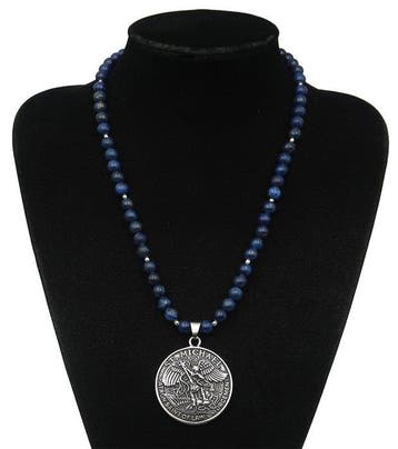 Lapis lazuli - Sint-Michaël aartsengel – Beschermschild –