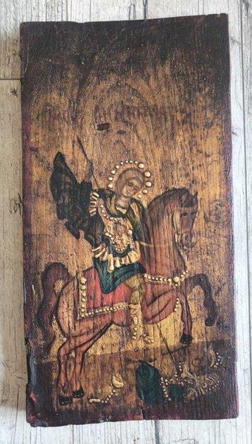 Icoon - Een prachtige handgeschilderde icoon van Sint