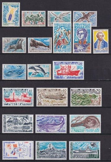 Terres australes françaises 1955/1983 - Timbres des TAAF