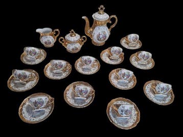 Vetraria Porcellane - Koffieservies voor 12 (27) - Fragonard, Antiek en Kunst