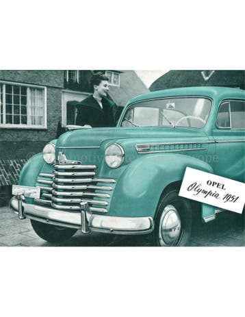 1951 OPEL OLYMPIA BROCHURE NEDERLANDS, Nieuw