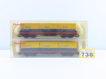 Electrotren H0 - 5420 - Wagon de marchandises pour trains, Hobby en Vrije tijd, Modeltreinen | H0, Nieuw