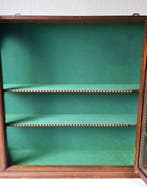 Vitrinekast - Eik, Glas - H : 58 cm, Antiek en Kunst