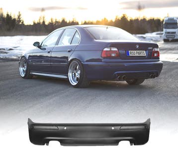 PARE CHOCS ARRIÈRE BMW E39 LOOK M5 DOUBLE SORTIE PDC, Autos : Pièces & Accessoires, Verzenden