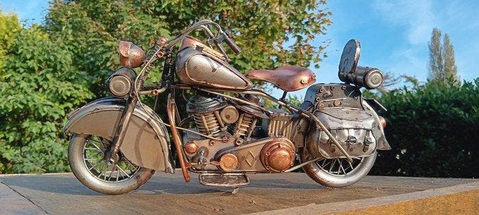 motor decoratie - harley stijl, Antiquités & Art, Art | Objets design