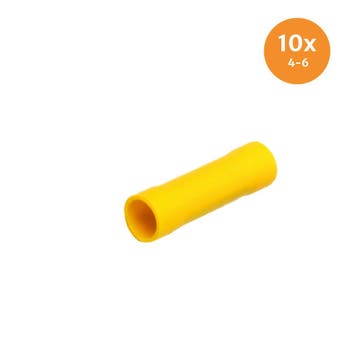 Doorverbinder Geïsoleerd Geel (4-6mm) 10 Stuks, Ophalen of Verzenden, Nieuw