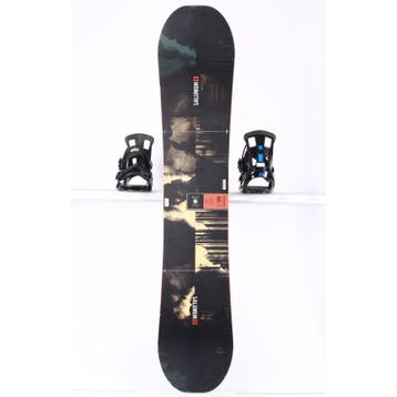 155 snowboard SALOMON WILD CARD, Black/orange, FLAT/rocker, Verzenden