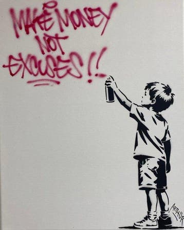 ARTHÜR - MAJE MONEY NOT EXCUSES, Antiek en Kunst