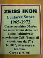 Zeiss Ikon Contarex Electronic Appareil photo argentique, TV, Hi-fi & Vidéo