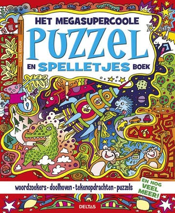 Het megasupercoole puzzel- en spelletjesboek 9789044739268, Boeken, Verzenden, Gelezen, Lisa Regan