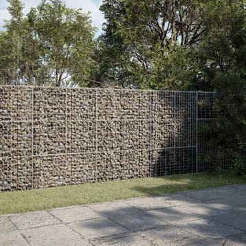 vidaXL Schanskorf 300x50x150 cm gegalvaniseerd ijzer, Tuin en Terras, Verzenden, Nieuw